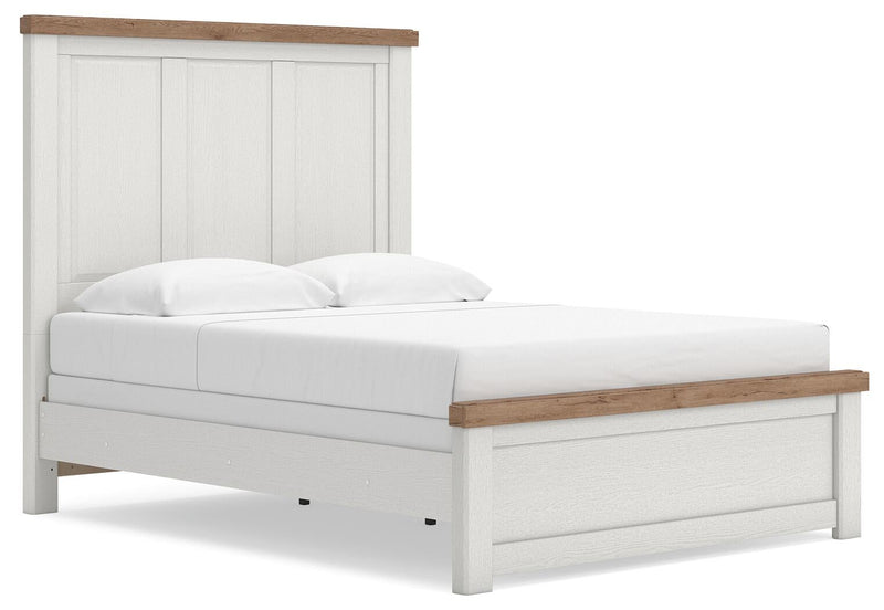 Savonport Queen Panel Bed. Dresser, Mirror and Nightstand