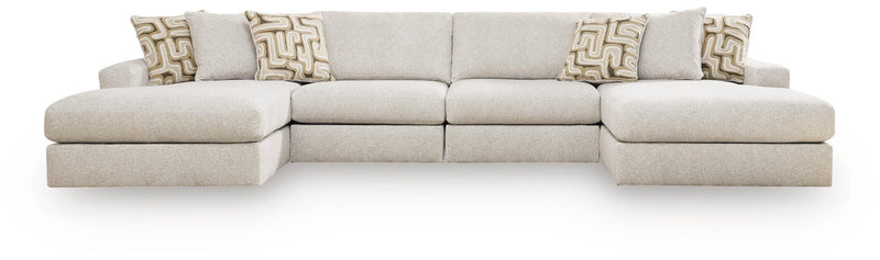 Kestrie 4-Piece Double Chaise Sectional