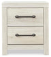 Cambeck Twin Panel Bed with Mirrored Dresser, Chest and Nightstand