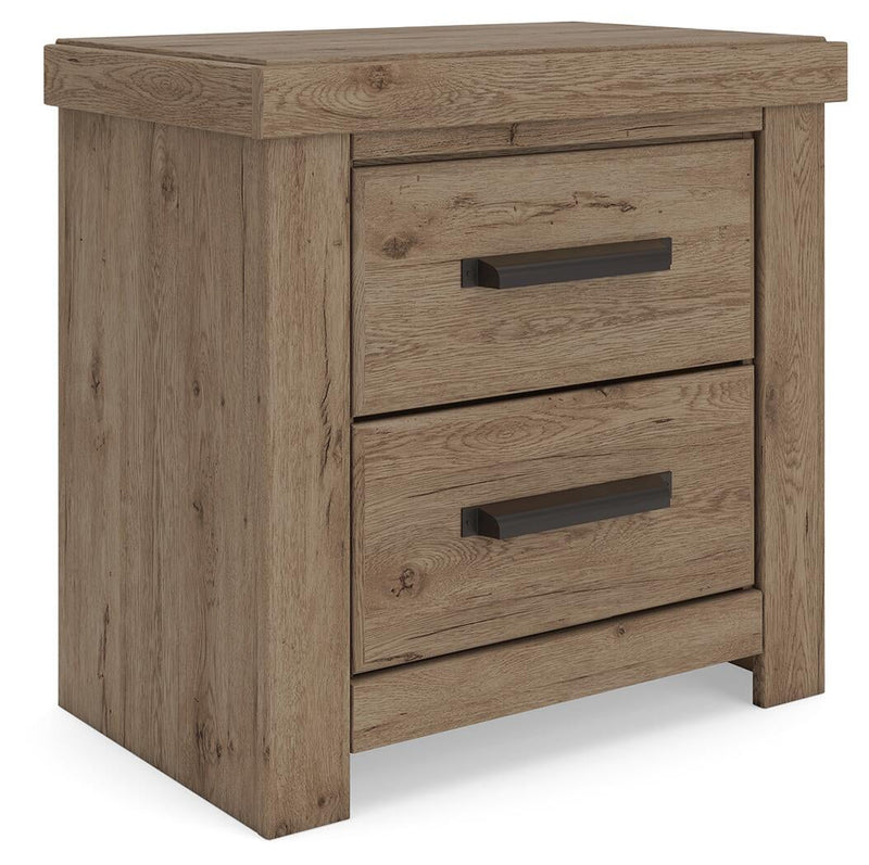 Garistyn King Panel Bed, Dresser, Mirror, Chest and Nightstand