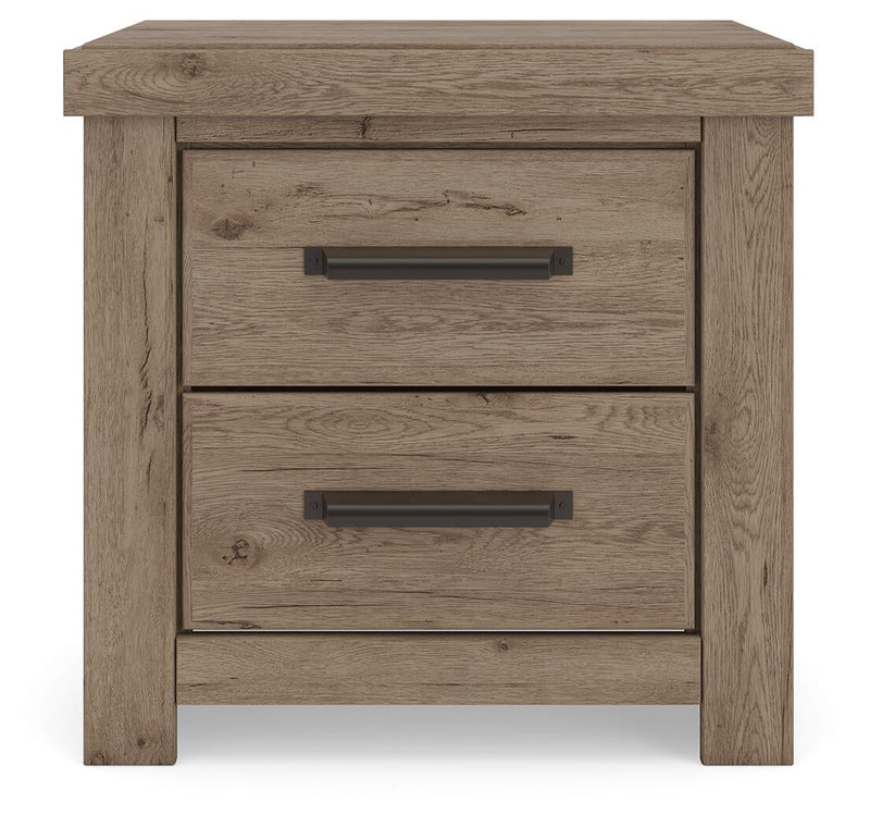Garistyn King Panel Bed, Dresser, Mirror, Chest and Nightstand