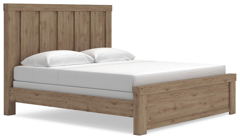 Garistyn King Panel Bed, Dresser and Mirror