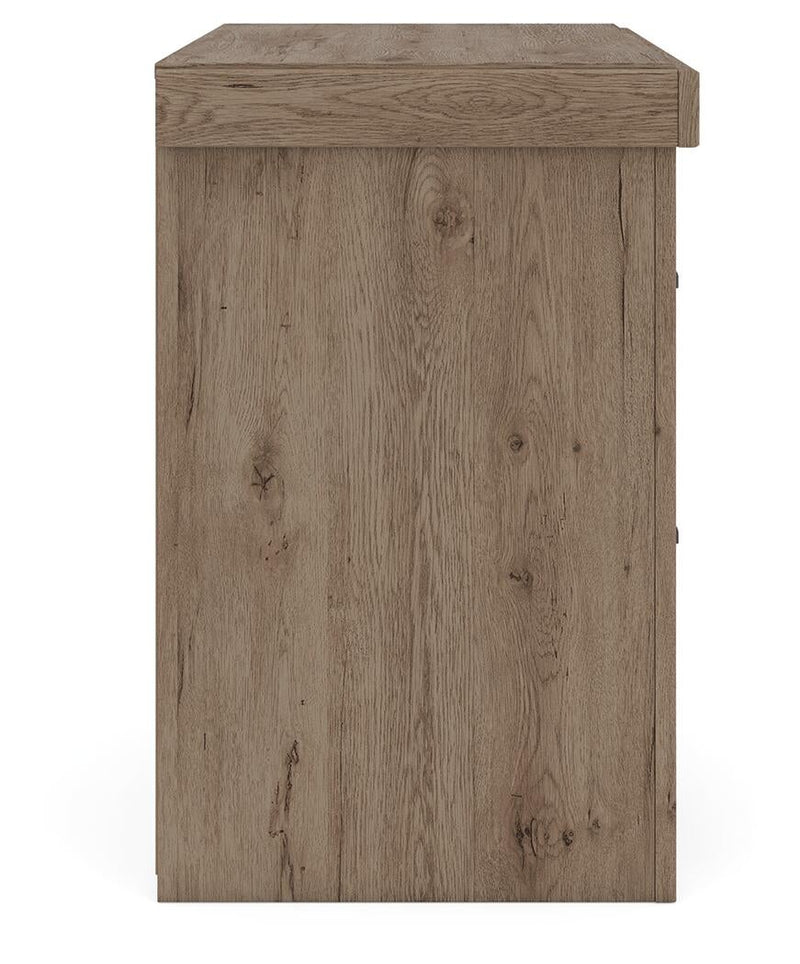 Garistyn King Panel Bed. Dresser, Mirror and Nightstand