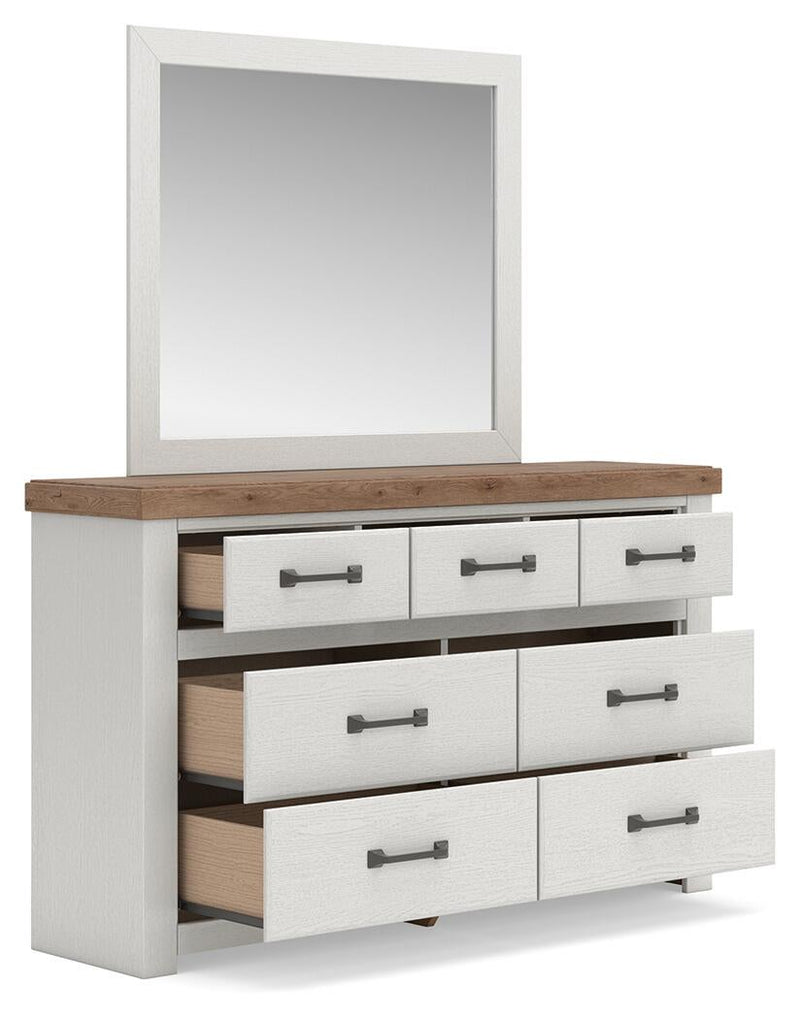 Savonport Full Panel Storage Bed, Dresser, Mirror, Chest and Nightstand
