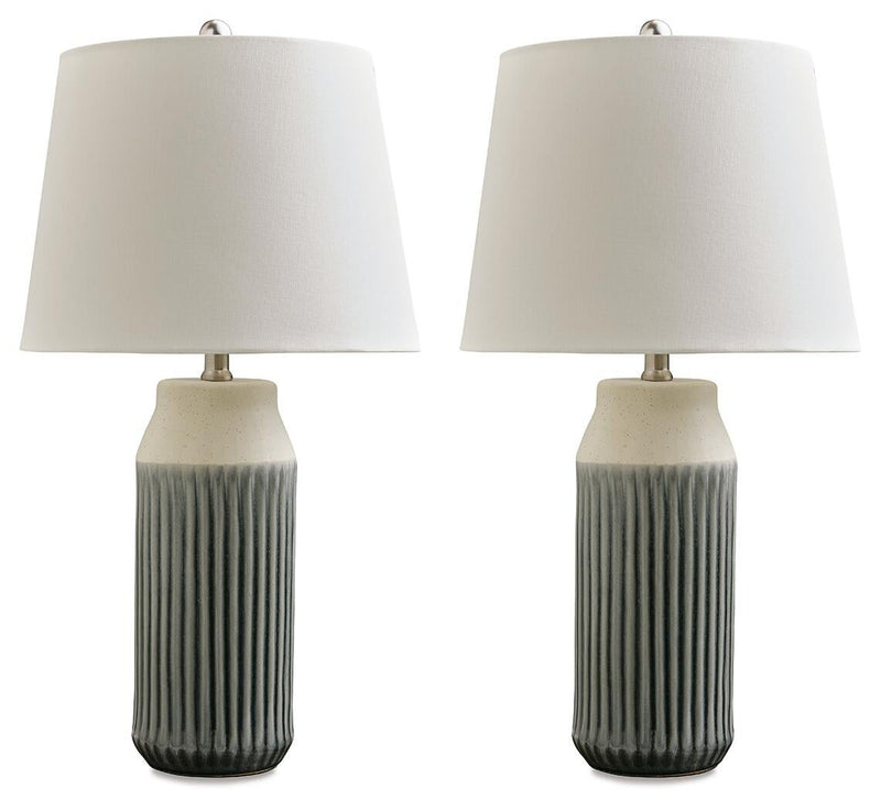 Ashley Express - Afener Ceramic Table Lamp (2/CN)