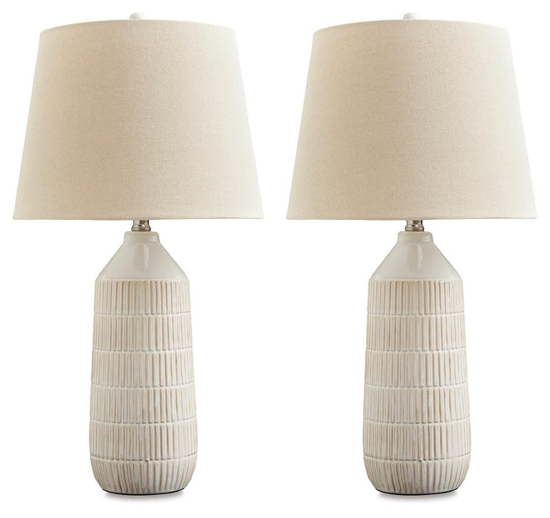 Ashley Express - Willport Ceramic Table Lamp (2/CN)