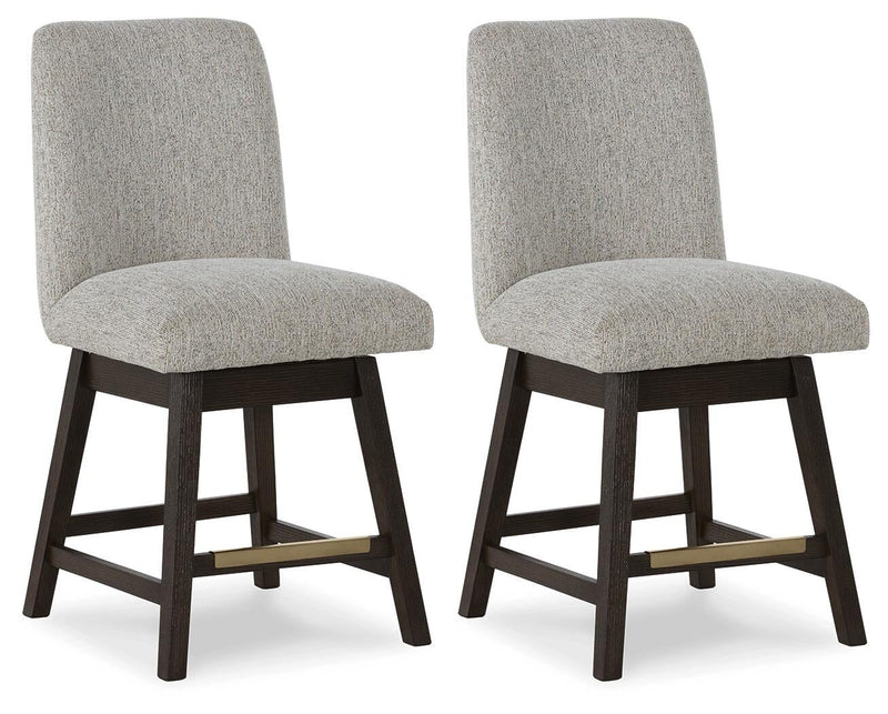 Ashley Express - Burkhaus UPH Swivel Barstool (2/CN)