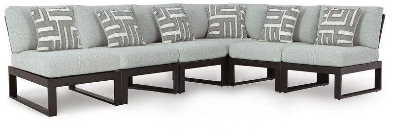 Ashley Express - Beachloft 6-Piece Outdoor Sectional