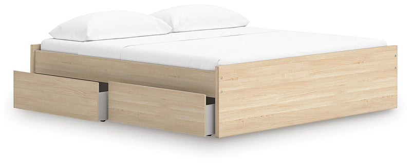 Ashley Express - Onita King Platform Bed with 2 Side Storage