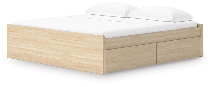 Ashley Express - Onita King Platform Bed with 2 Side Storage