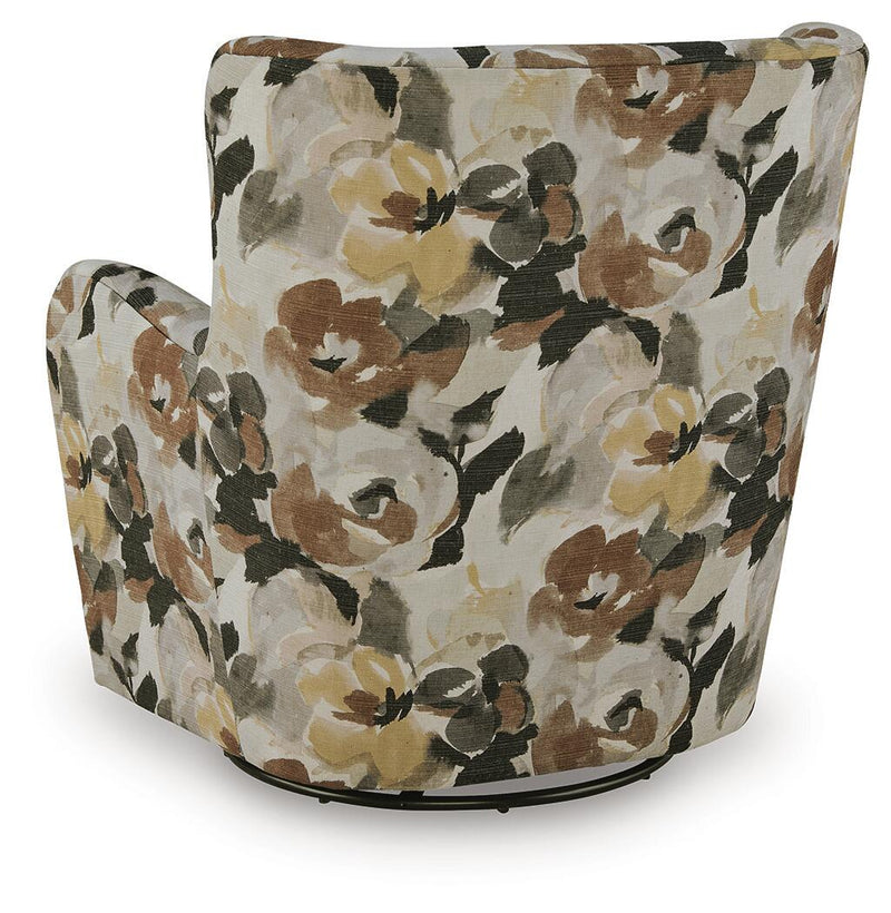Rowenburg Swivel Glider Accent Chair