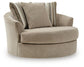 Linenhause Oversized Swivel Accent Chair