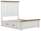 Savonport Full Panel Bed with Storage