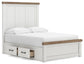 Savonport Full Panel Bed with Storage