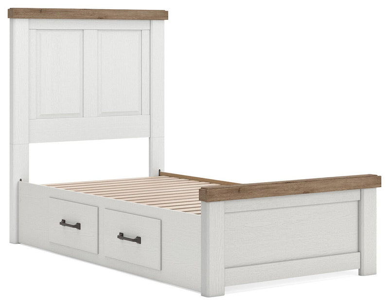 Ashley Express - Savonport Twin Panel Bed with Storage