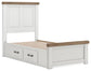 Ashley Express - Savonport Twin Panel Bed with Storage