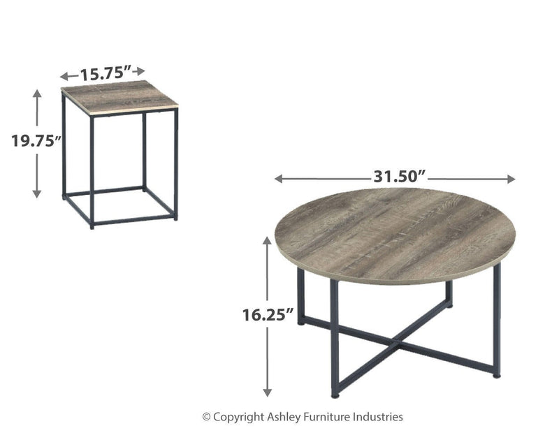 Ashley Express - Wadeworth Occasional Table Set (3/CN)