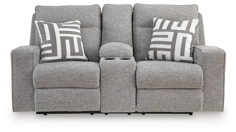 Biscoe PWR REC Loveseat/CON/ADJ HDRST