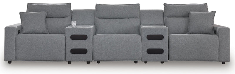 Modmax II 5-Piece Power Reclining Sectional with Audio Consoles