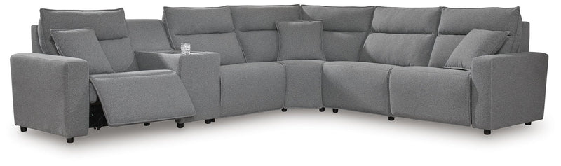 Modmax II 6-Piece Power Reclining Sectional with Console