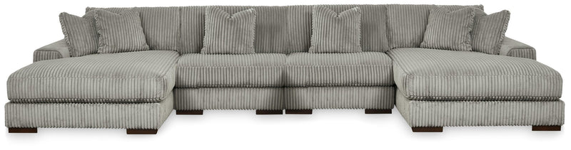 Lindyn 4-Piece Sectional with Double Chaise