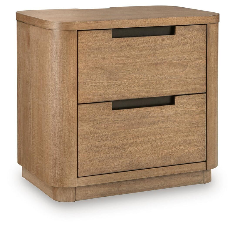 Pamaria Two Drawer Night Stand