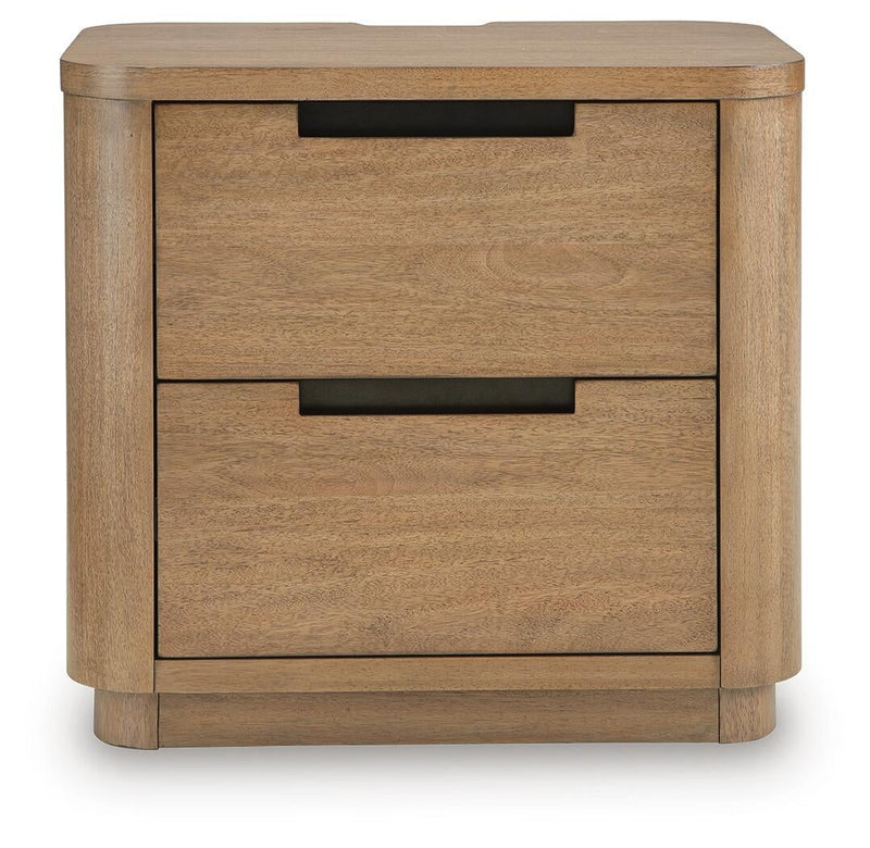 Pamaria Two Drawer Night Stand