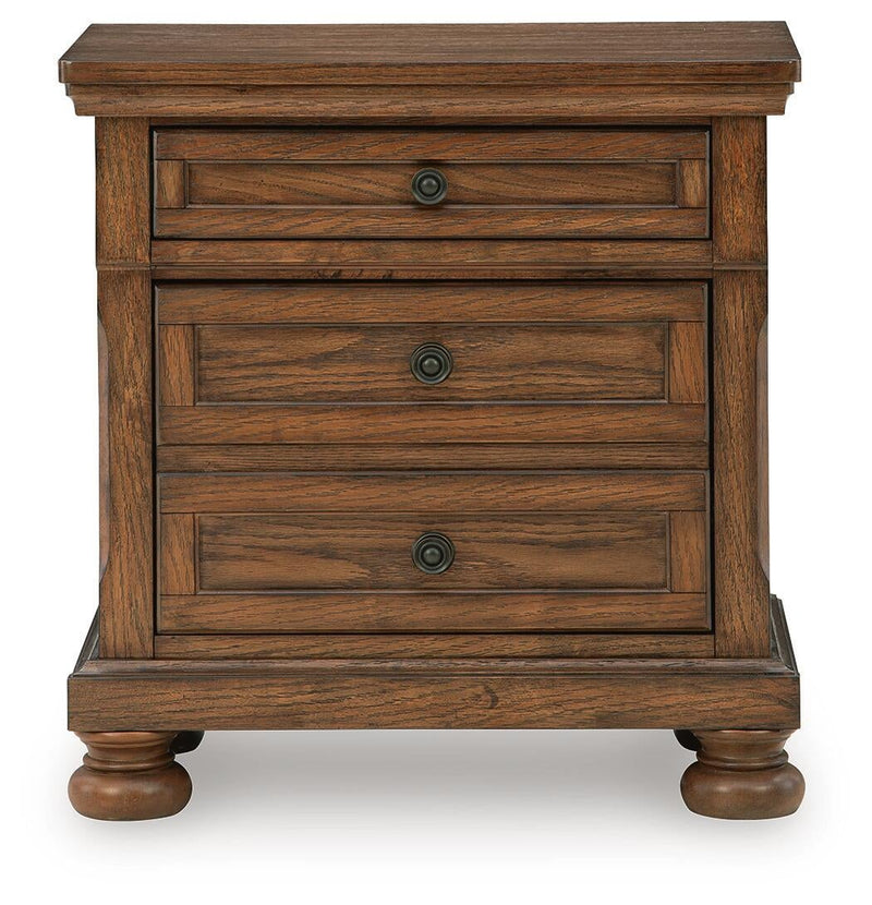 Zackaryn Two Drawer Night Stand