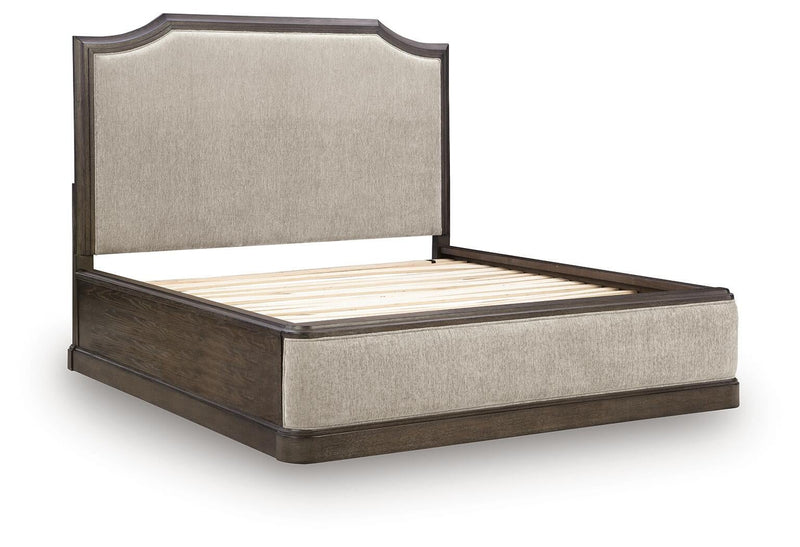 Wickenger King Upholstered Panel Bed